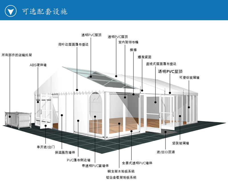 小型多邊形篷房，小型篷房，多邊形篷房，尖頂篷房，篷房定制